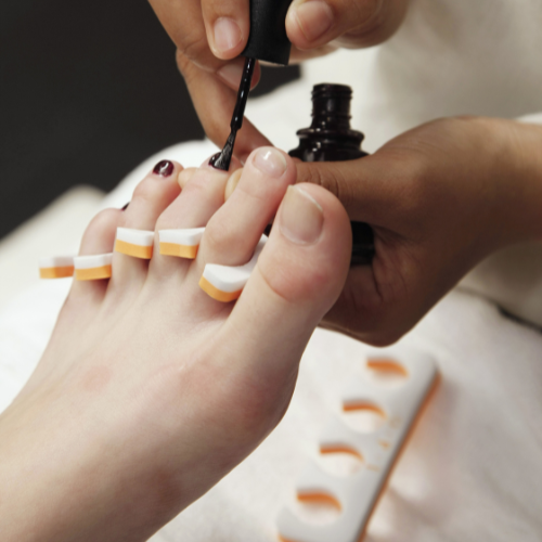 pintar uñas de los pies